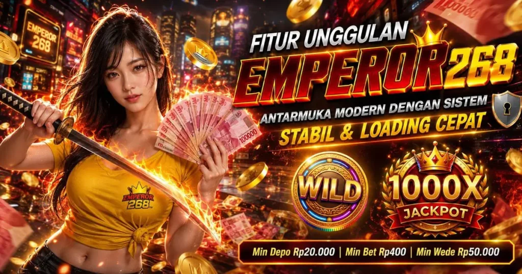Fitur Unggulan Emperor268 Antarmuka Modern dengan Sistem Stabil dan Loading Cepat