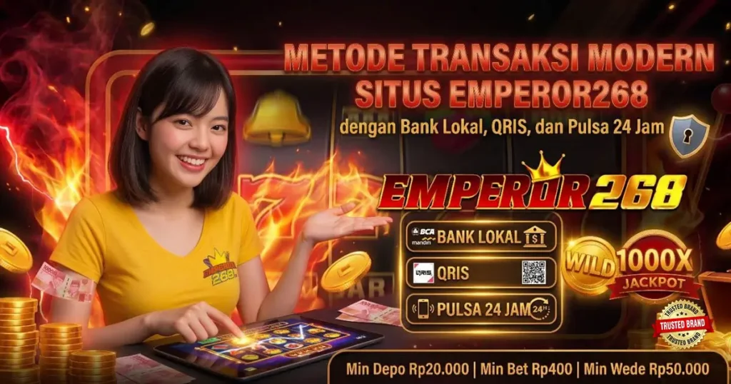 Metode Transaksi Modern Situs Emperor268 dengan Bank Lokal, QRIS, dan Pulsa 24 Jam